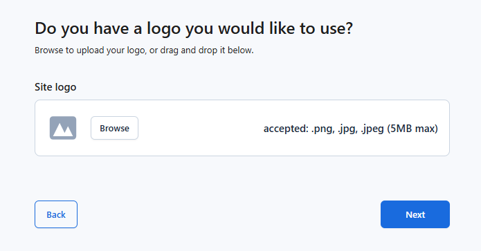 Upload Logo